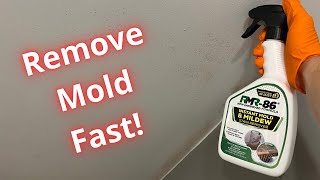 Remove mold and mildew fast with this! RMR-86 mold and mildew remover.