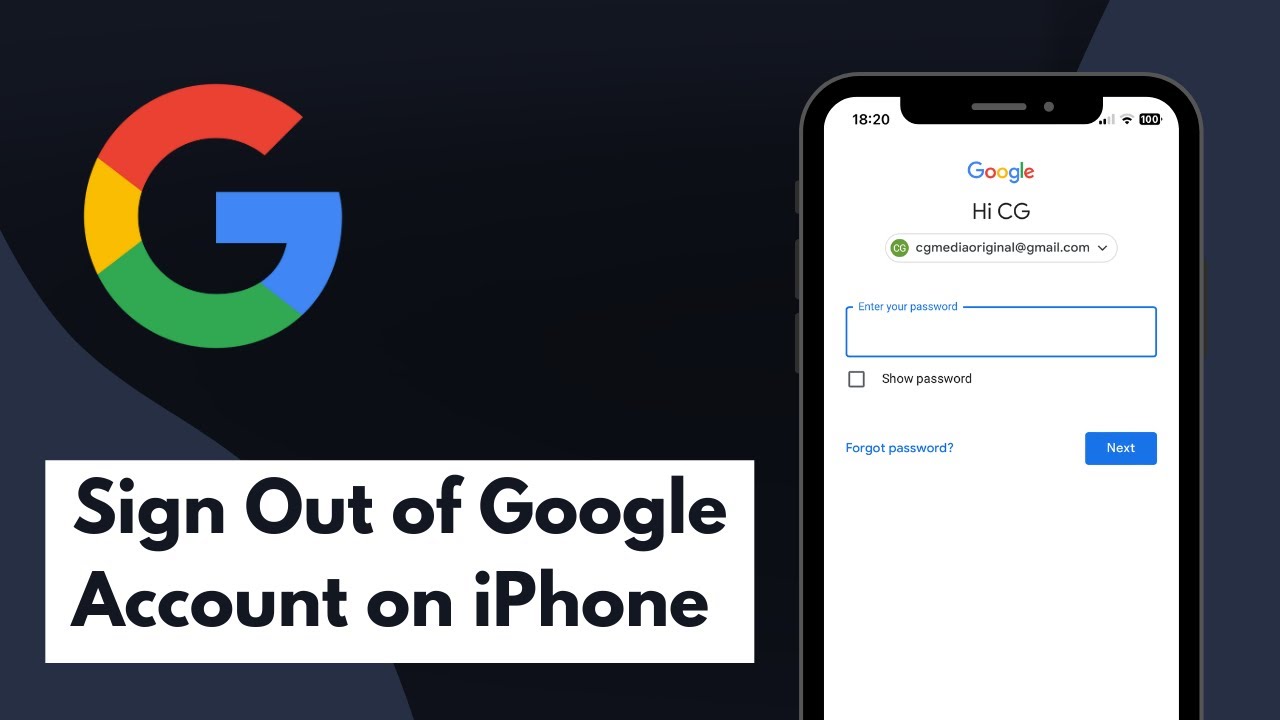 How To Sign Out Of Google On Iphone