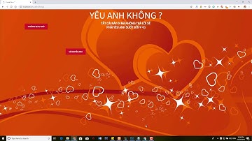 Code web tỏ tình crush "auto đổ"