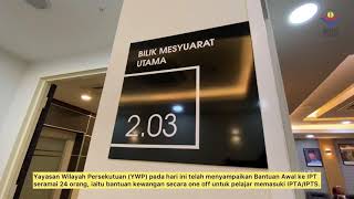 30 APRIL 2021 | MAJLIS PENYERAHAN CEK SKIM BANTUAN AWAL IPT KUMP. 2/2021