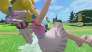 Princess Peach in Mario Golf Super Rush   Animal Crossing (Nintendo Direct 2-17-21)