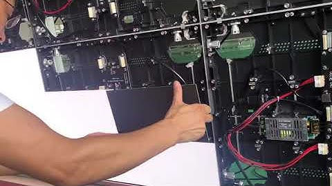 How to assembly the fine pixel pitch LED screen