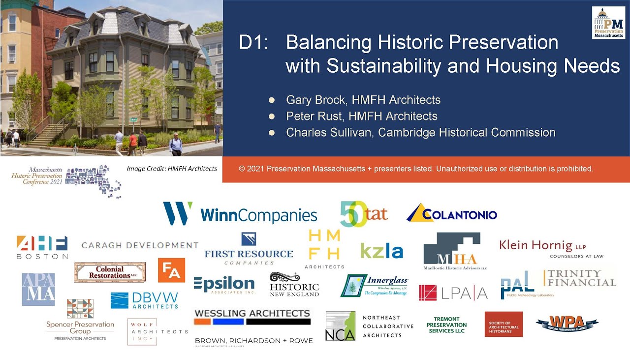 View of D1: Balancing Historic Preservation with Sustainability and Housing ...