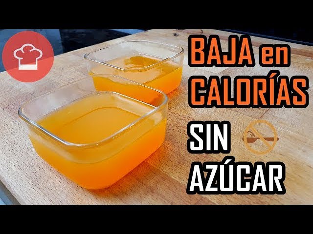 GELATINA CASERA SIN AZÚCAR  RECETA FITNESS Y SALUDABLE 