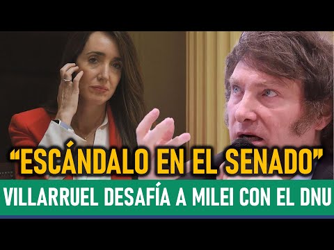 Escándalo en el Senado: Victoria Villarruel desafía a Milei al avanzar con el DNU. ¿Que dijo Milei?