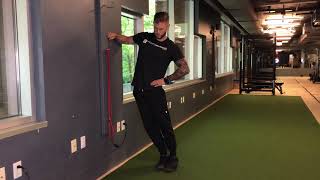 Standing Side Glide Mobilization ( McKenzie Lateral Glide )