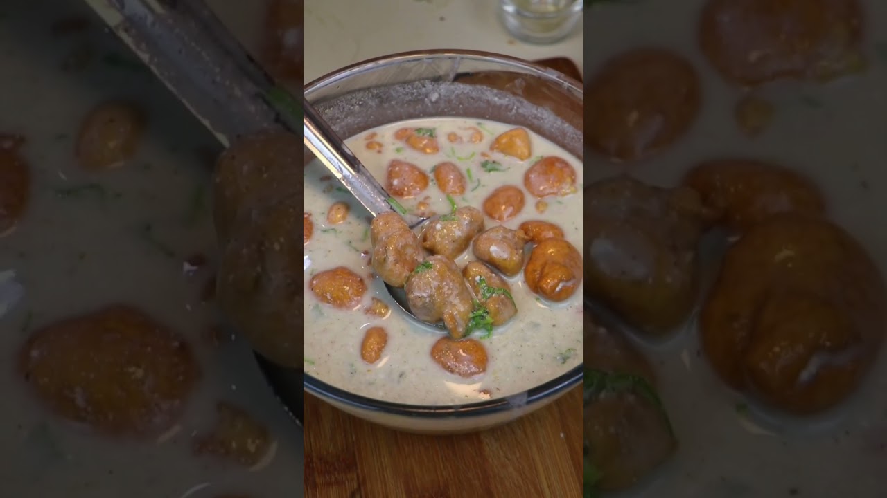 दही फुल्की रेसिपी । बेसन के दही बड़े। #shortvideo #shorts #cooking #explore #foodie #explorepage