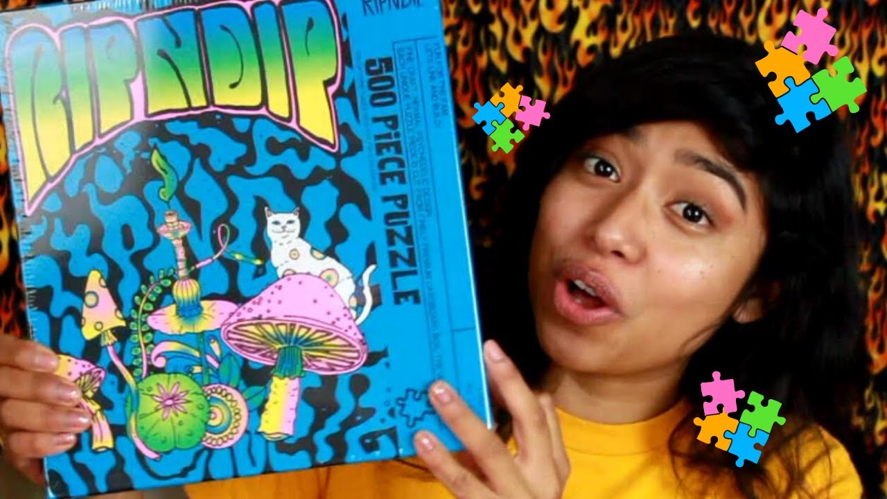 RIPNDIP Psychedelic 500 Piece Puzzle Time-Lapse || my dog ...