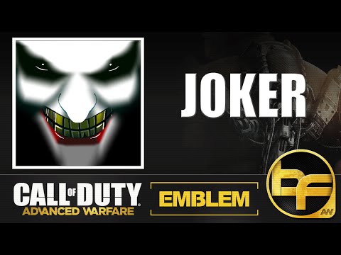 COD Advanced Warfare Emblem Tutorial #155 - Joker 