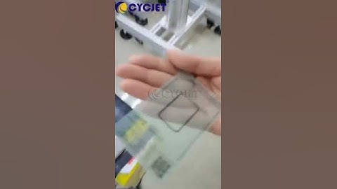 CYCJET UV High-resolution Piezo Inkjet Printer for Transparent Card GS1 UDI QR Bar Code Printing