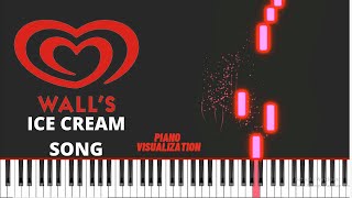 Wall's Ice Cream Theme Song | Piano Visualization