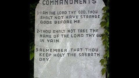 RCIA    First Three Commandments