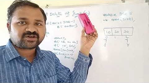 double ended queue using array