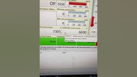 Nox Raw sensor not ready 3216/10  3223/7 520363/5 Signal erratic