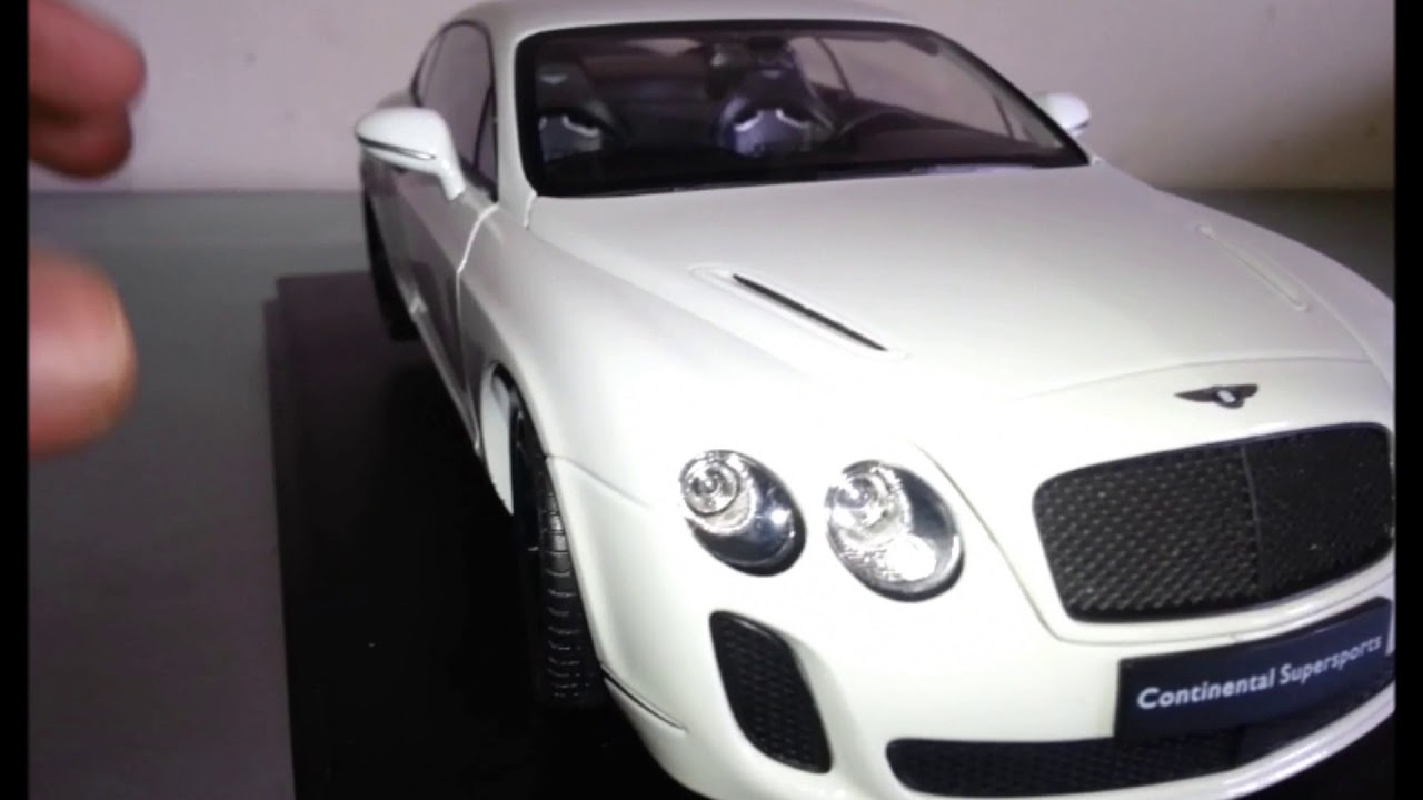 Miniature Welly 1/18 – Bentley Continental GT Supersport 2010 – NEX MODEL Neuve