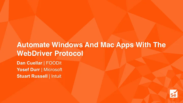 Automate Windows And Mac Apps With The WebDriver P...