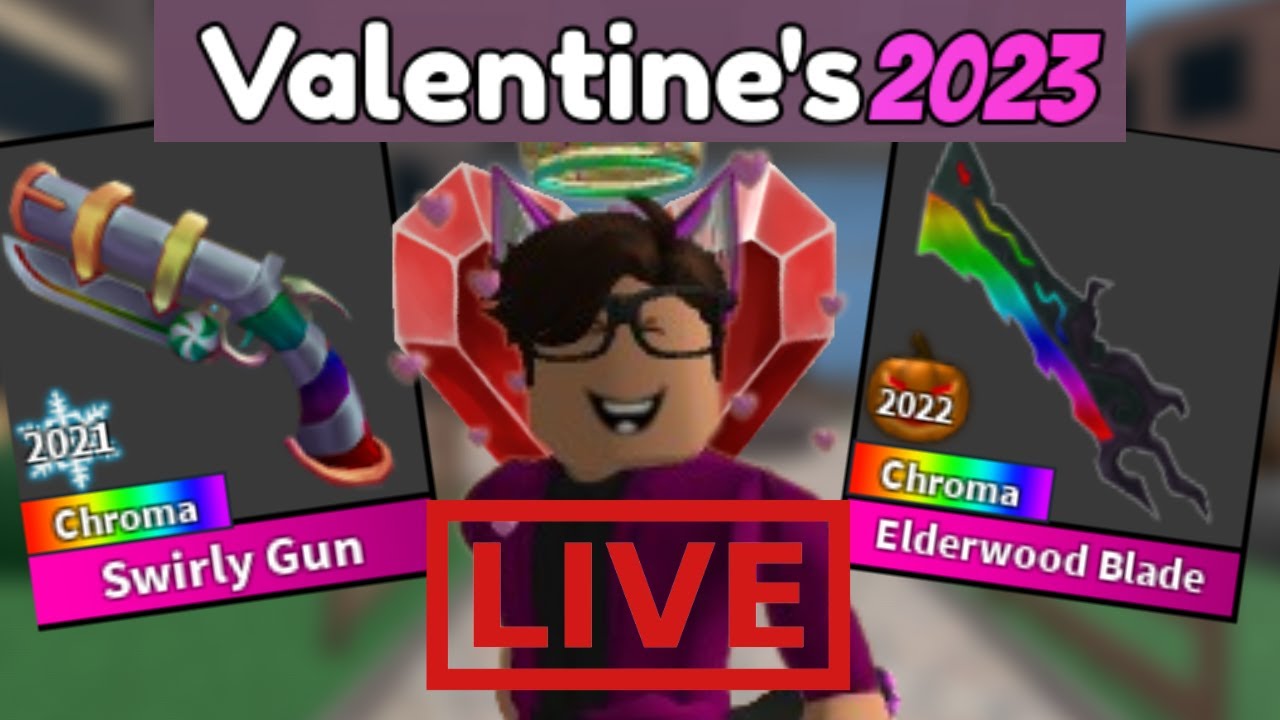 Playing the New Valentines MM2 Event & Fortnite Solo Games! YouTube