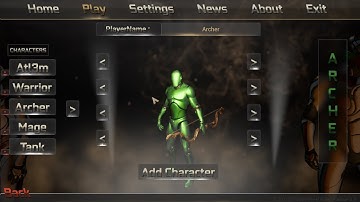 UE5 - Main Menu Lobby  Carousel V17 Skill Bar / Skill Shop
