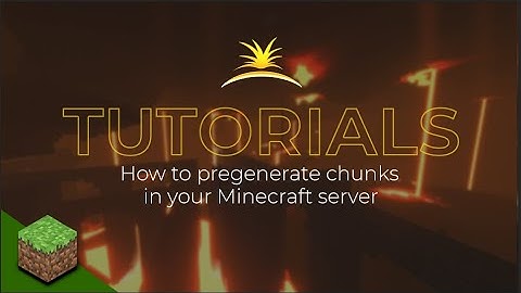 How to Pre-Generate Chunks on a Minecraft Server