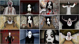 All Slendrina Game & Flying Jumpscare