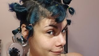 IT'S THE WRONG DYE!!! OOPS!!!  Bleaching & dying my curly hair.