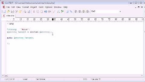 Beginner PHP Tutorial   46   String Functions  String Length   YouTube