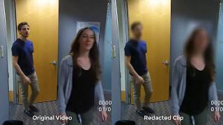 Automatically redacting video files