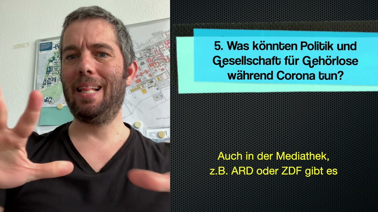 Interview mit einem Gebärdensprachdozenten Roland Metz