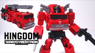 【トランスフォーマーキングダム】消防車が変形！KD-10 インフェルノ ヲタファのレビュー / Transformers KINGDOM Inferno