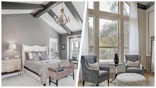 75 Beautiful Premium Vaulted Ceiling Bedroom Design Ideas #902 💞