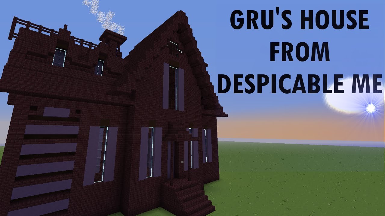 Gru S House In Minecraft From Despicable Me Youtube