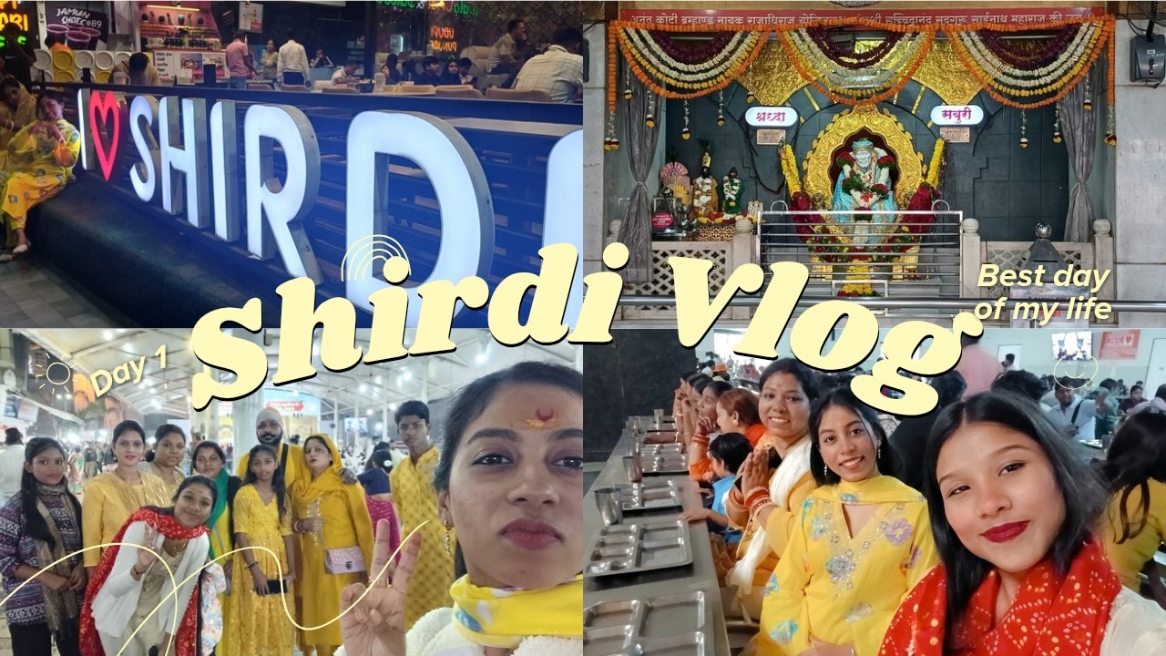 Shirdi Vlog |Day 1 #shirdi #sainagar #saibaba #vlog