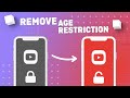 How To Remove Age Restriction On YouTube App (Easy & Working) (2022)