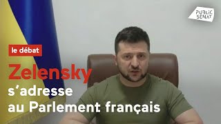 War in Ukraine: Zelensky addresses the French Parliament