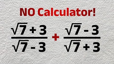 How To Simplify Tricky Radical Expressions Without A Calculator | Rationalisation Of Surds -SAT Math
