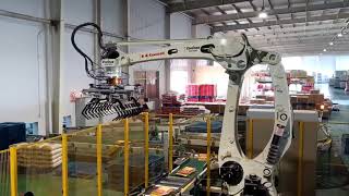 End-of-Line Automation 🏭 EC-171 Heavy-Duty Palletizer in Action