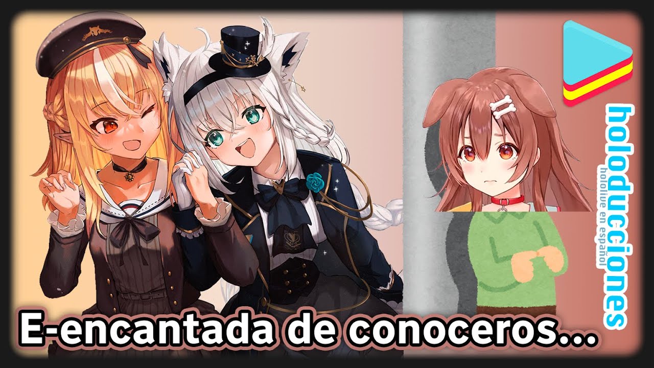 ¡Korone no es capaz de hablar con Fubuki y Flare! | Hololive en español