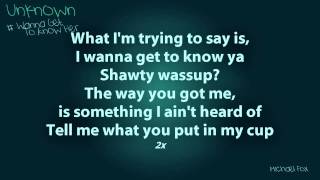 Unknown - Wanna Get To Know Her [Lyrics on Screen] M'Fox