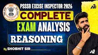 Celebrity PSSSB Excise Inspector 2026 Reasoning Paper Solution | Reasoning Exam Analysis & Answer Key Wealth
