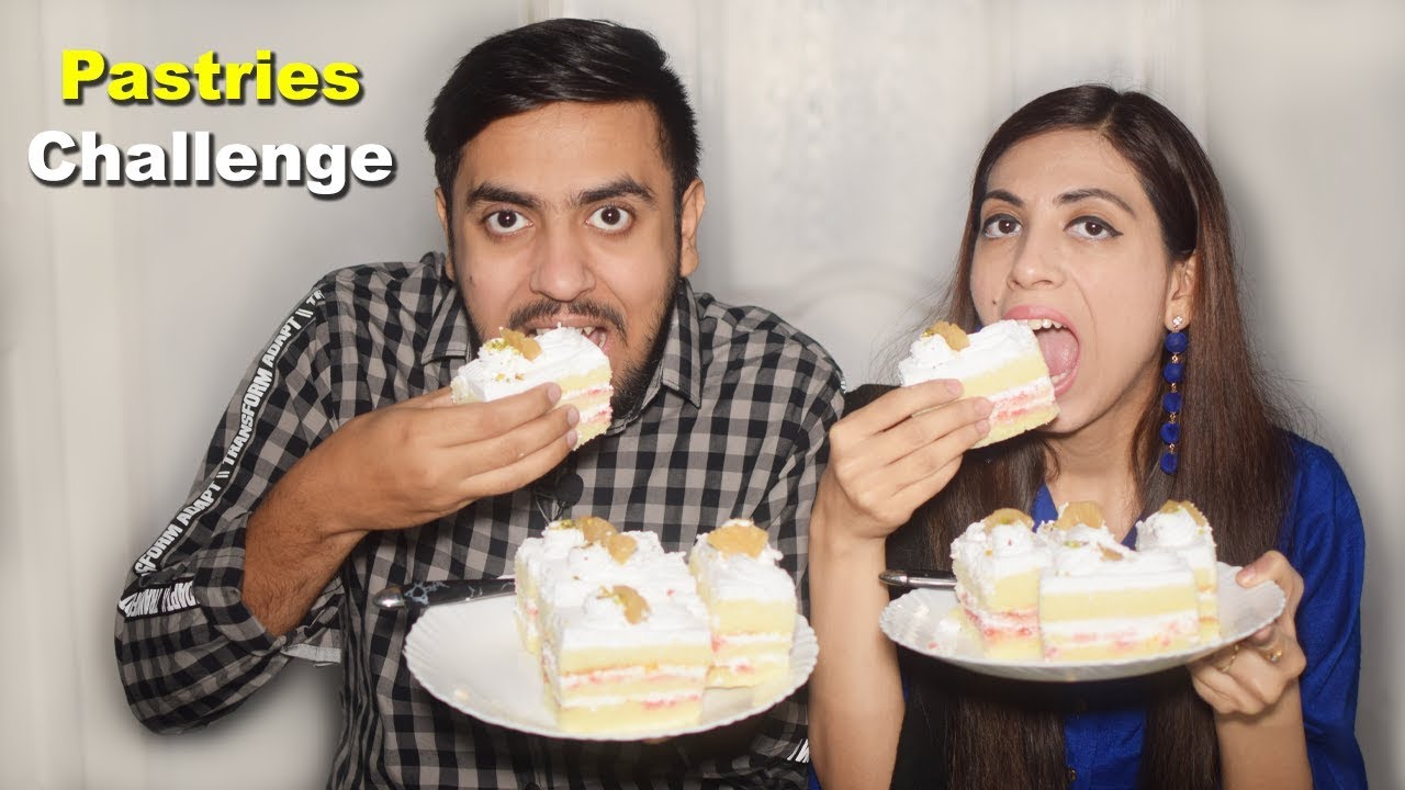 Pineapple Pastry Challenge | Food Eating Challenge | Life With Amna