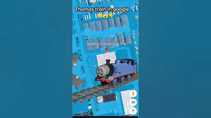 Thomas the😳👉ghost train in google earth 🌎 #shorts #map #googleearth