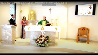 Thánh Lễ Chúa Nhật 19 Thường Niên Năm A, 09.08.2020 lúc 11.00am,