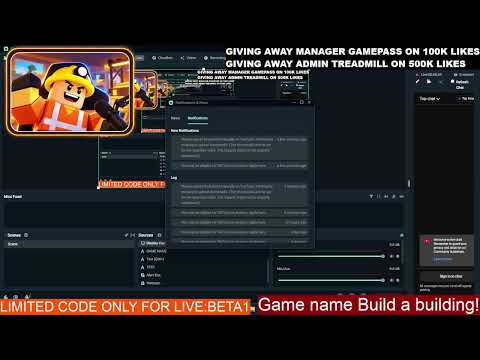 Build a building!🏗️(PLAY WITH CREATOR GAMEPASSES GIVEAWAY)