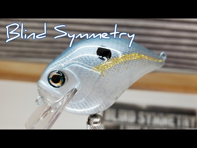 lure blank painting, a sexy shad pattern, W/ createx paint and