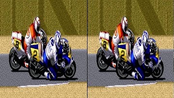 GP Rider (Sega 1990)  Attract Mode 60fps