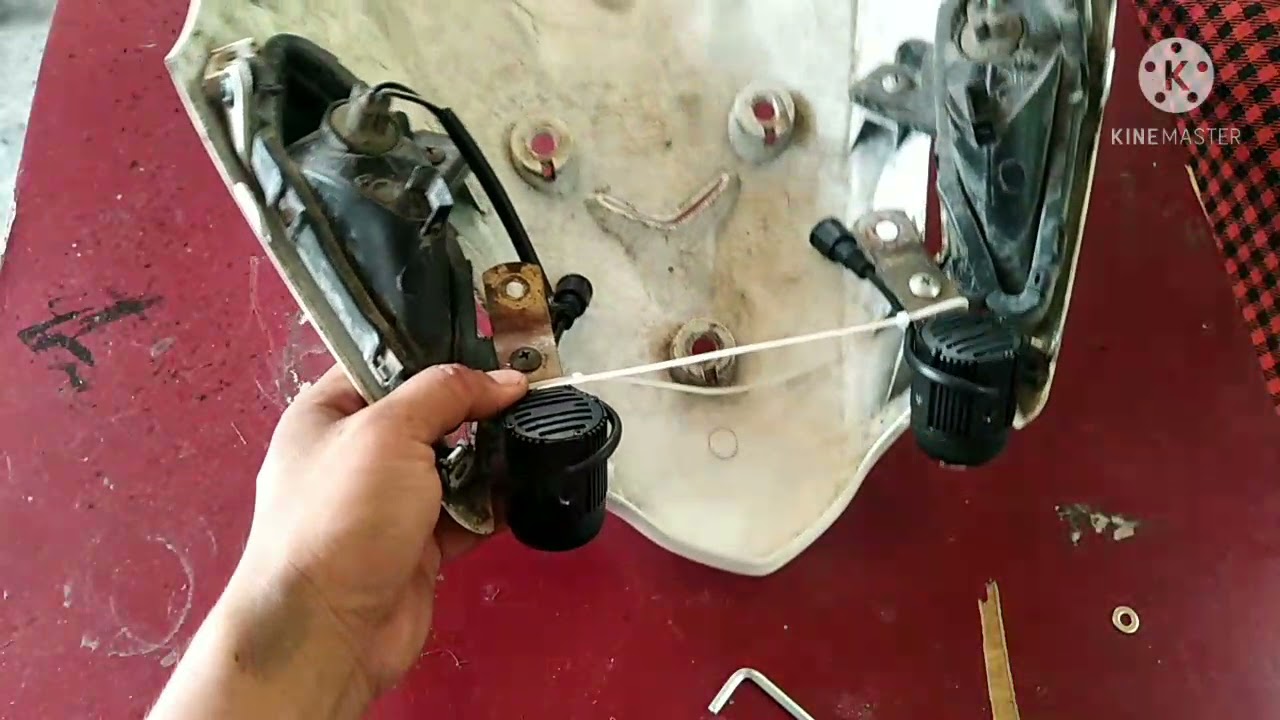 Pag lagay ng mini driving light sa smash 115 | lagay bracket | part 2