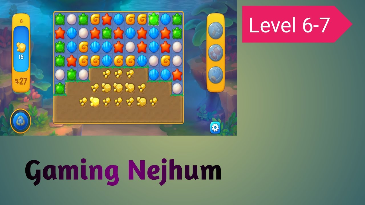 How to upgrade Fishdom Level 6 to 7 | How To Play Fishdom Game - YouTube