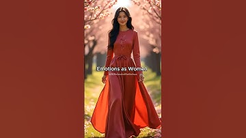 Emotions as Women | What Do Feelings Look Like? #aianimation #feelings #emotions #conceptart #aiart