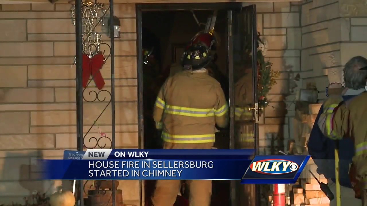 House fire in Sellersburg started in chimney YouTube