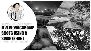 5 monochrome shots using a smartphone ...